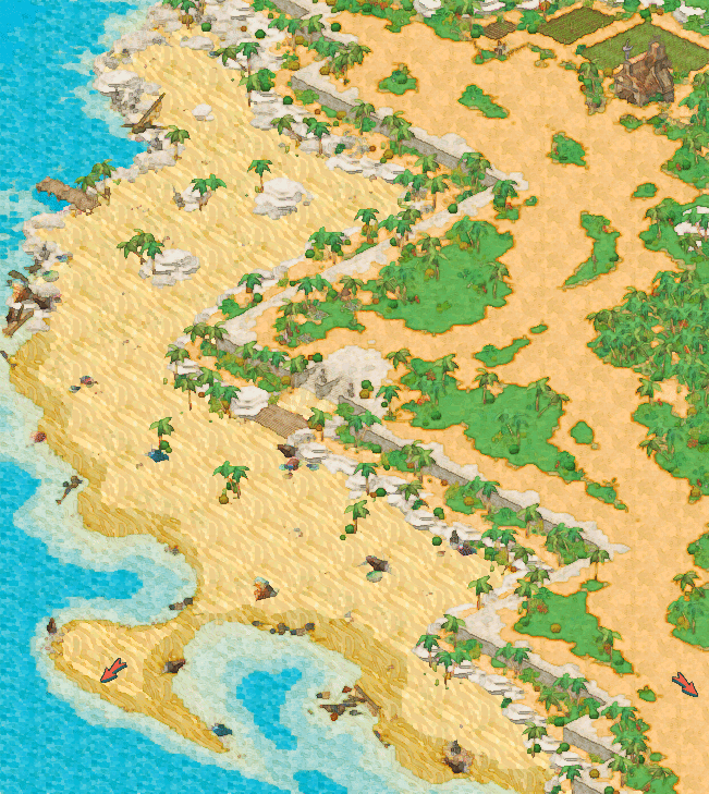 晴空海岸任务坐标地图
